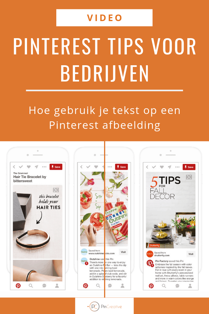 Hoe gebruik je tekst op een Pinterest afbeelding. Bekijk de video en lees de tips hoe gebruik je tekst op een pinterest afbeelding