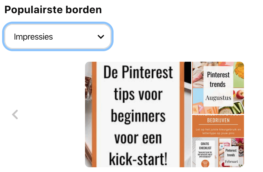 Populairste borden op Pinterest