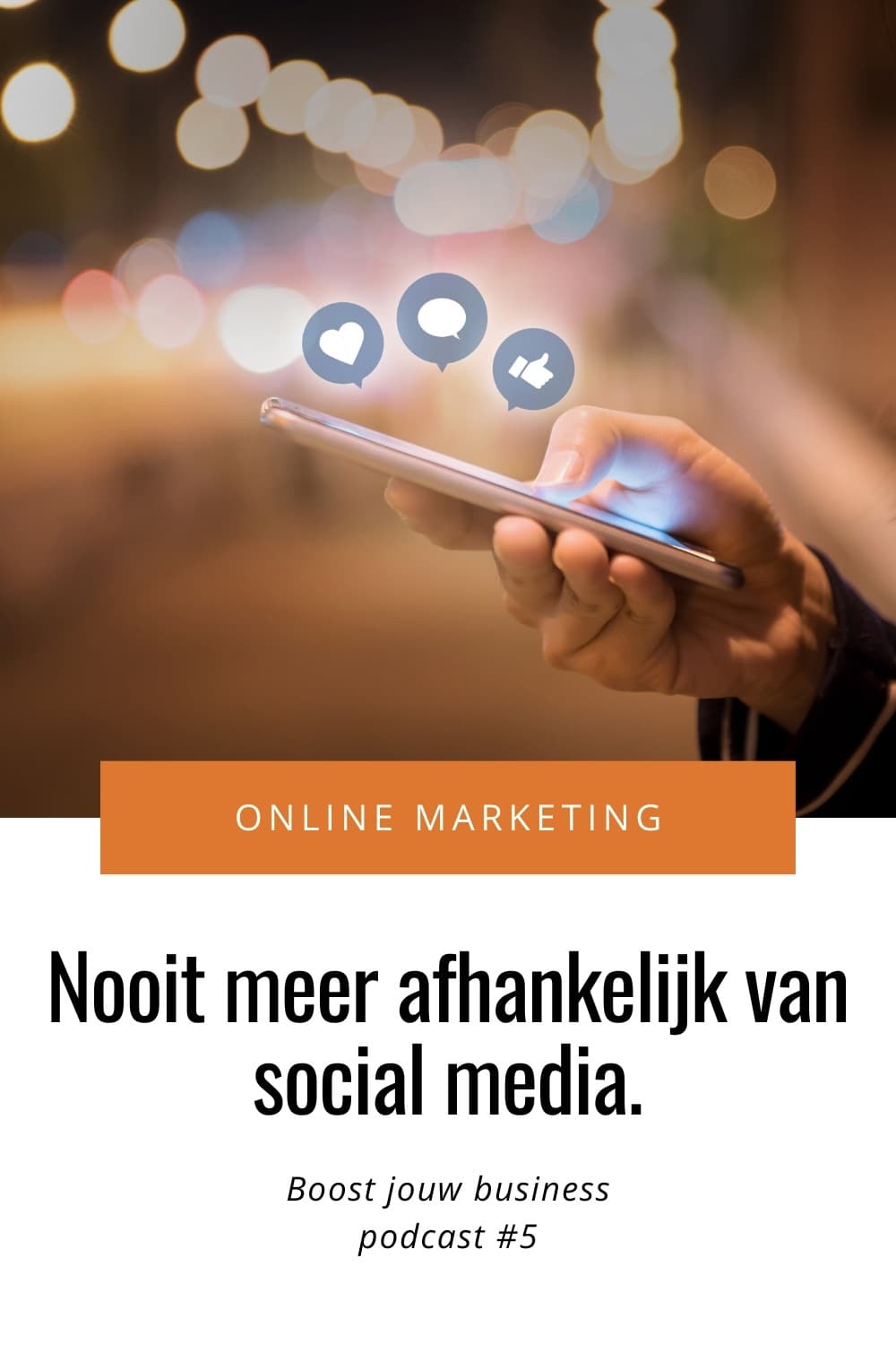 Nooit meer afhankelijk van social media Nooit meer afhankelijk van social media