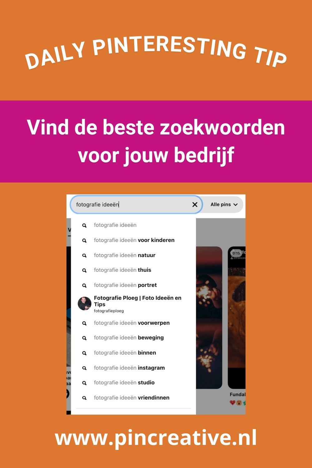 Zoekwoorden gebruiken op Pinterest Vind de beste zoekwoorden voor jouw bedrijf op Pinterest
