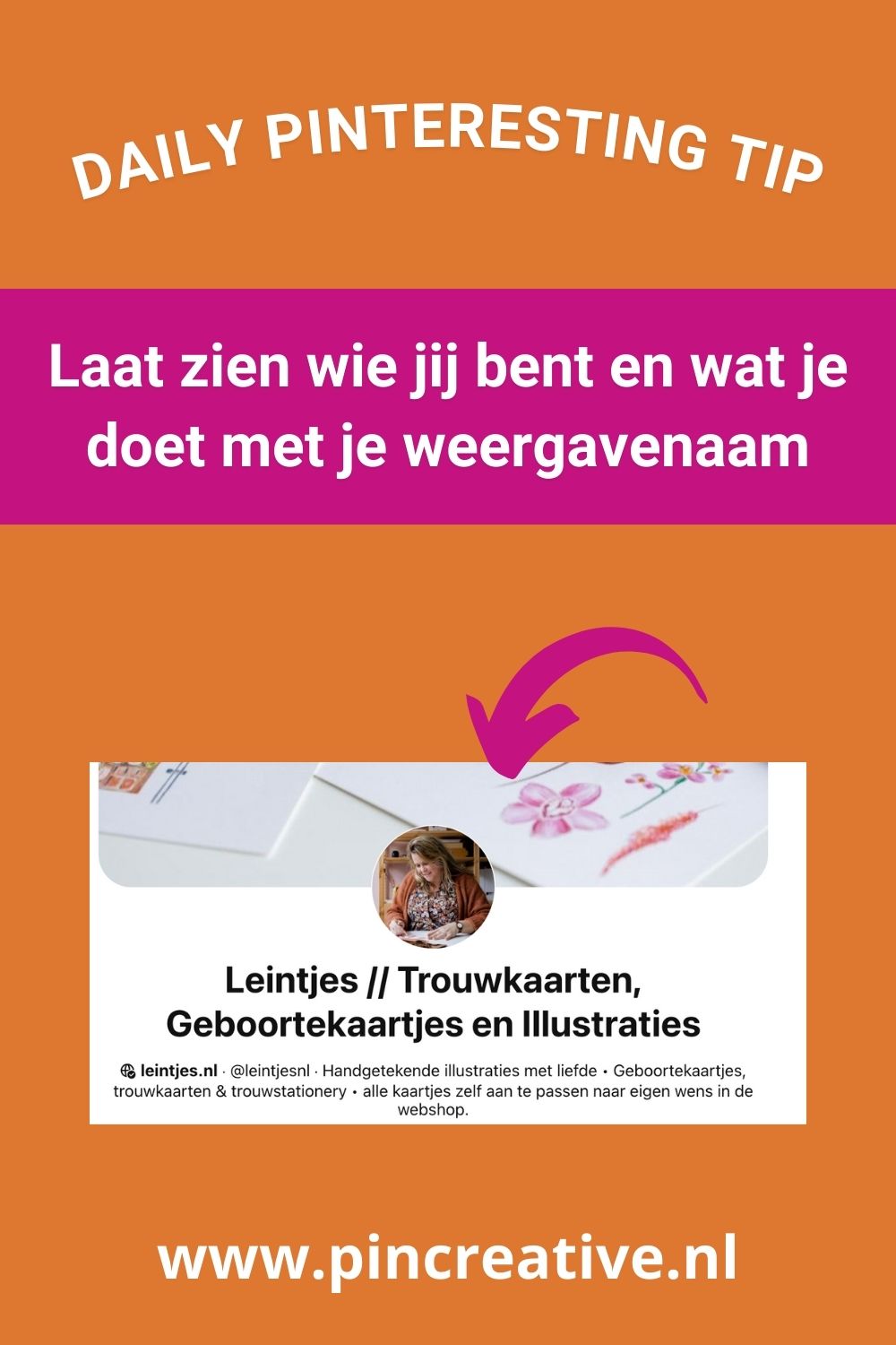weergavenaam op Pinterest Laat zien wie jij bent en wat je doet met de weergavenaam op Pinterest