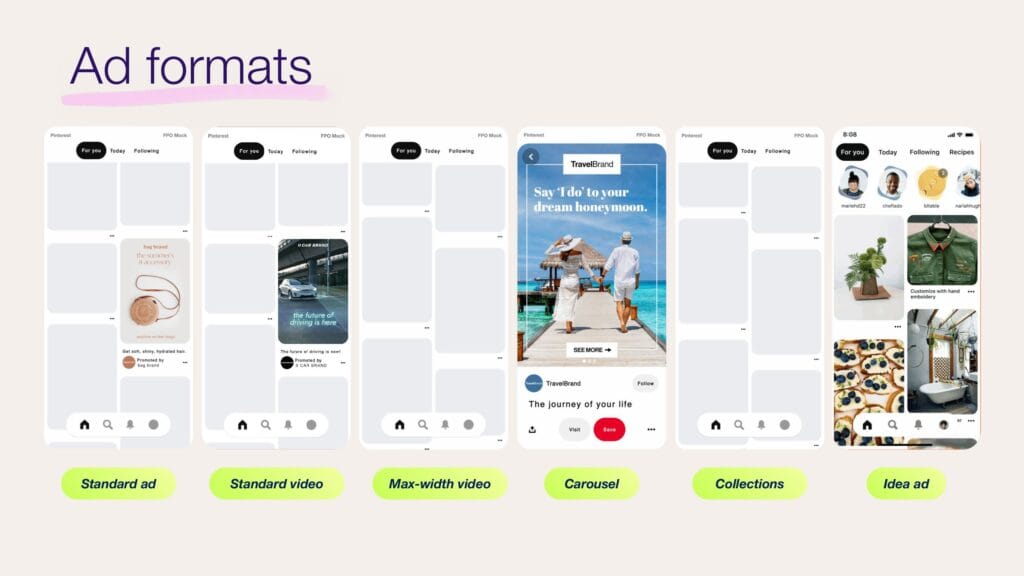 De verschillende soorten pins. Organisch en als advertentie in te zetten voor jouw Pinterest strategie